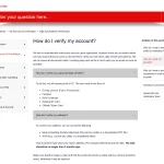 Official Virgin Games verification help article showing identity and address document examples and the stated review target