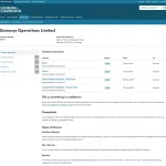 UKGC register showing Gamesys Operations Limited account 38905 and active Casino Remote licence